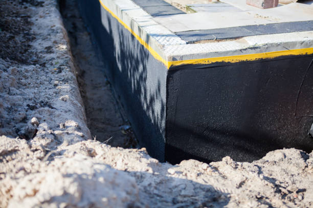 Residential Waterproofing installation at a Harrison, MI home by SJ Waterproofing Pros